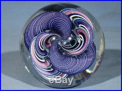 Paperweights Contemporary Art Glass James Alloway 3.15 inch Quadmania #352