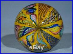 Paperweights Contemporary Art Glass James Alloway 3.24 inch End Of Day #26
