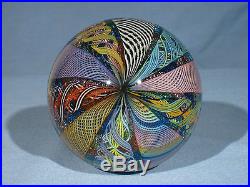 Paperweights Contemporary Art Glass James Alloway 3.25 inch End Of Day#31