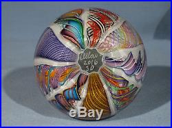 Paperweights Contemporary Art Glass James Alloway 3.28 inch End Of Day #30