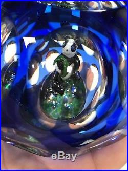 Perthshire 1992 G Giant Panda Hollow Limited Edition Paperweight 558