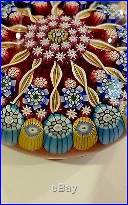 Perthshire Glass Art Paperweight #PP175, 1998 Millefiori GORGEOUS