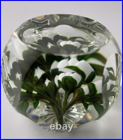 Perthshire Ltd Ed of 150 2000G Large White Bouquet Paperweight Box & Cert 3.2
