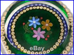 Perthshire Millefiori Floral Paperweight 1999 Limited Edition Numbered/Signed