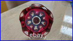 Perthshire Paperweight 1992F MAGNUM Garland Paperweight #106 LE WithCOA