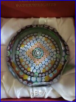 Perthshire Paperweight Complex Millefiori 1993 A with COA No. 179 of 300