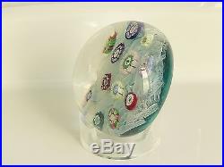 Perthshire Paperweight PP12 1975 Rare Indigo Lace Paperweight withSilhouettes LE