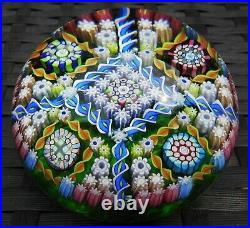 Perthshire Paperweights Complex Millefiori Limited Edition Large Paperweight