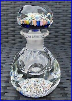 Perthshire Paperweights Complex Millefiori Paperweight Inkwell Bottle Pp15