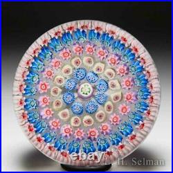 Perthshire Paperweights concentric millefiori glass paperweight