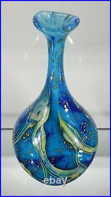 Peter Layton Studio Art Glass Vase. Signed
