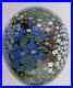 Peter Raos Tall 1995 Monet's Garden With Gold Aventurine Glass Paperweight