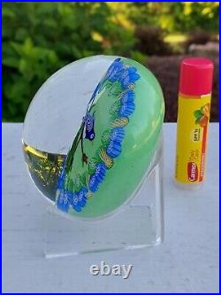 RARE John DEACONS William MANSON Collaborative Millefiori Art Glass Paperweight