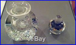 RARE Perthshire Paperweight Perfume Scent Bottle or Inkwell with Stopper. No. PP15
