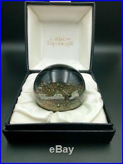 Rare Caithness'Shipwreck' Paperweight, Peter Holmes 1972 Limited Edition 28/50