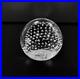 Rare Cartier Signed Controlled Bubble Orb Paperweight Artisan Glass