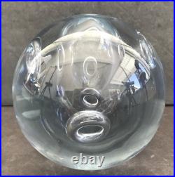 Rare MCM Stromberg Strombergshyttan Swedish Glass Control Bubbles Paperweight