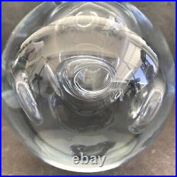 Rare MCM Stromberg Strombergshyttan Swedish Glass Control Bubbles Paperweight