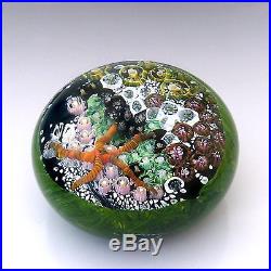 Rare Peter Raos Pacific glass paperweight signed + dated 1994 / presse papiers