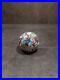 Rare Vintage Matte Millefiori Murano Large Paperweight