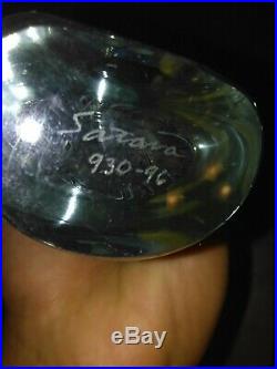 Rich Satava Jellyfish Glass Art 6.5 paperweight Beautiful