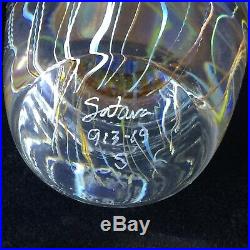 Richard Satava Moon Jellyfish Art Glass Paperweight. 5. Beautiful