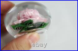 Rick Ayotte Signed Glass Paperweight M-36 1991 2.1