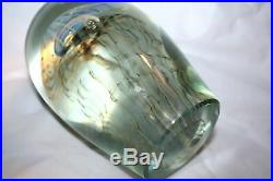 Robert Eickholt 2007 6 Iridescent Glass Jellyfish Paperweight Signed PERFECT