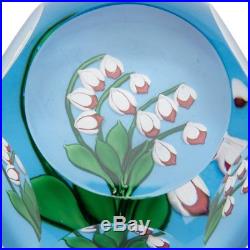 Saint Louis Ltd Edn Lilies Of The Valley Paperweight 1986