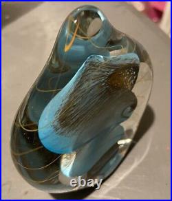 Sale! RYBKA Studio Glass Paperweight Signed 2003- Gorgeous