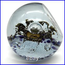 Selkirk Art Glass Scotland Sovereign Signed Numbered 99/500 Vtg 80's Paperweight