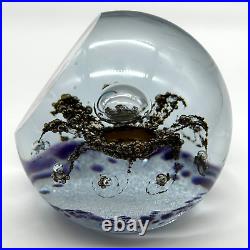 Selkirk Art Glass Scotland Sovereign Signed Numbered 99/500 Vtg 80's Paperweight