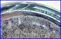 Selkirk Art Glass Scotland Sovereign Signed Numbered 99/500 Vtg 80's Paperweight