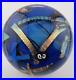 Shawn Messenger 1999 Blue Dichroic Graphic Evolution Glass Paperweight