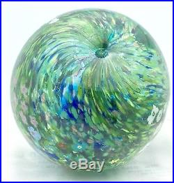 Signed 1991 Peter Raos Paperweight Monet Series Spring