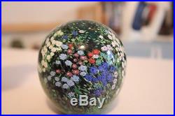 Signed 1992 Peter Raos Paperweight Monet Series Spring