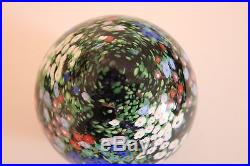 Signed 1992 Peter Raos Paperweight Monet Series Spring