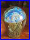 Signed 2004 Eickholt DOAF2 Large Art Glass Hand Blown Jellyfish Paperweight