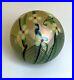 Signed Orient & Flume Pulled Feather Art Glass Paperweight 222 N 1977 PRISTINE