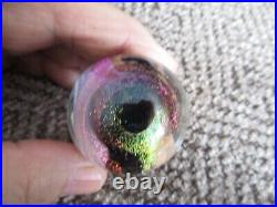 Signed(jc 2-12-21) Art Glass Marble/paperweight. Looks Like An Eye Inside