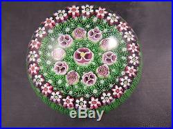 Spectacular Parabelle Glass Art Glass Paperweight with Label #7/10 Made