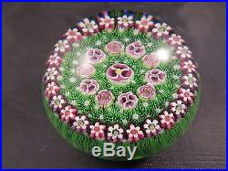 Spectacular Parabelle Glass Art Glass Paperweight with Label #7/10 Made