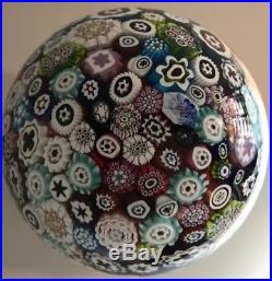 St Louis 1974 millefiori limited edition French art glass paperweight newel post