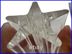 Steuben 1988 Crystal Art Glass Shooting Stars Stream Galaxy Paperweight