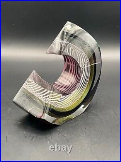 Steven Correia 1989 Dichroic Limited Edition Paperweight 21/250 5.25