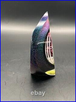 Steven Correia 1989 Dichroic Limited Edition Paperweight 21/250 5.25