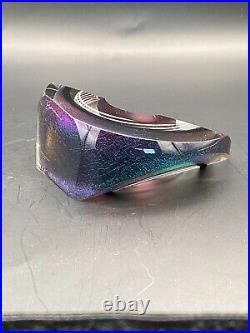 Steven Correia 1989 Dichroic Limited Edition Paperweight 21/250 5.25