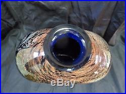 Stunning, Large Josh Simpson, Signed And Dated, Unusual Earth Tones Vase