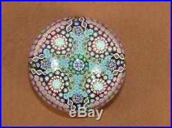 Stunning Perthshire Pp106 Large Millefiori Glass Paperweight