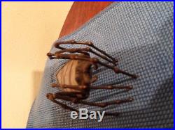 Truly Rare! Orient & Flume Signed Art Glass Spider. Rare Tiffany Qlty